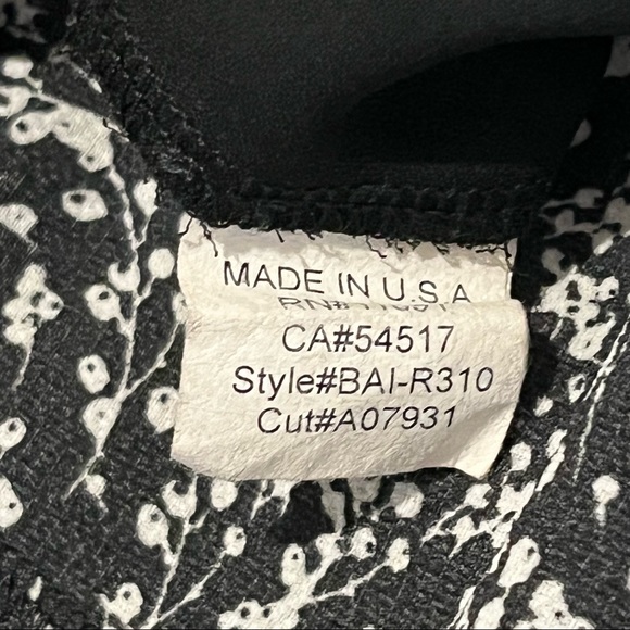 🎉Bailey 44 Black & White Keyhole Mini Fit, Flare Skater Dress Sz 0 - Host Pick! - Picture 5 of 5